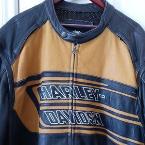 VERY NICE HARLEY LEATHER RIDING JACKET 3XL